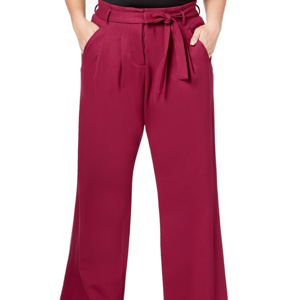 NWOT Melissa McCathy Seven7 Purple Wide Leg Pant